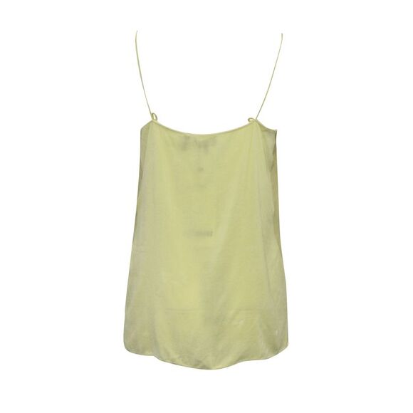 Theory Easy Slip Camisole Top in Yellow Viscose - Picture 2 of 5